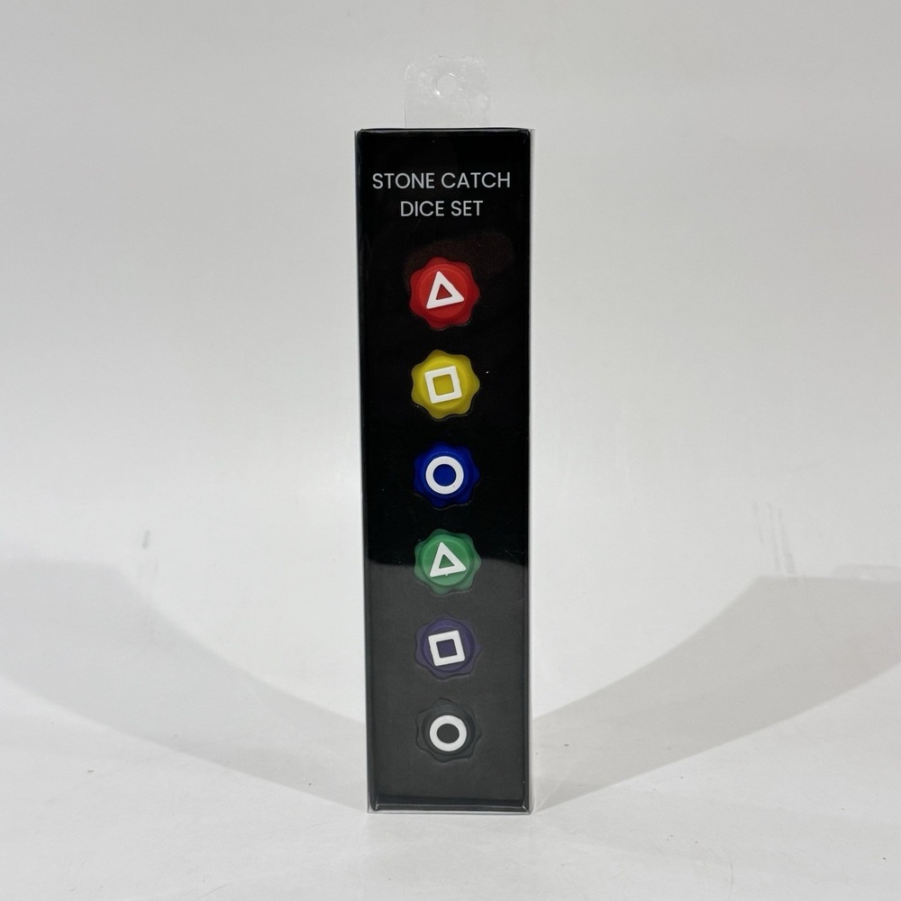 New Stone Catch Dice Set Game‎ from GameStop Jax Stackable Dice w Instructions